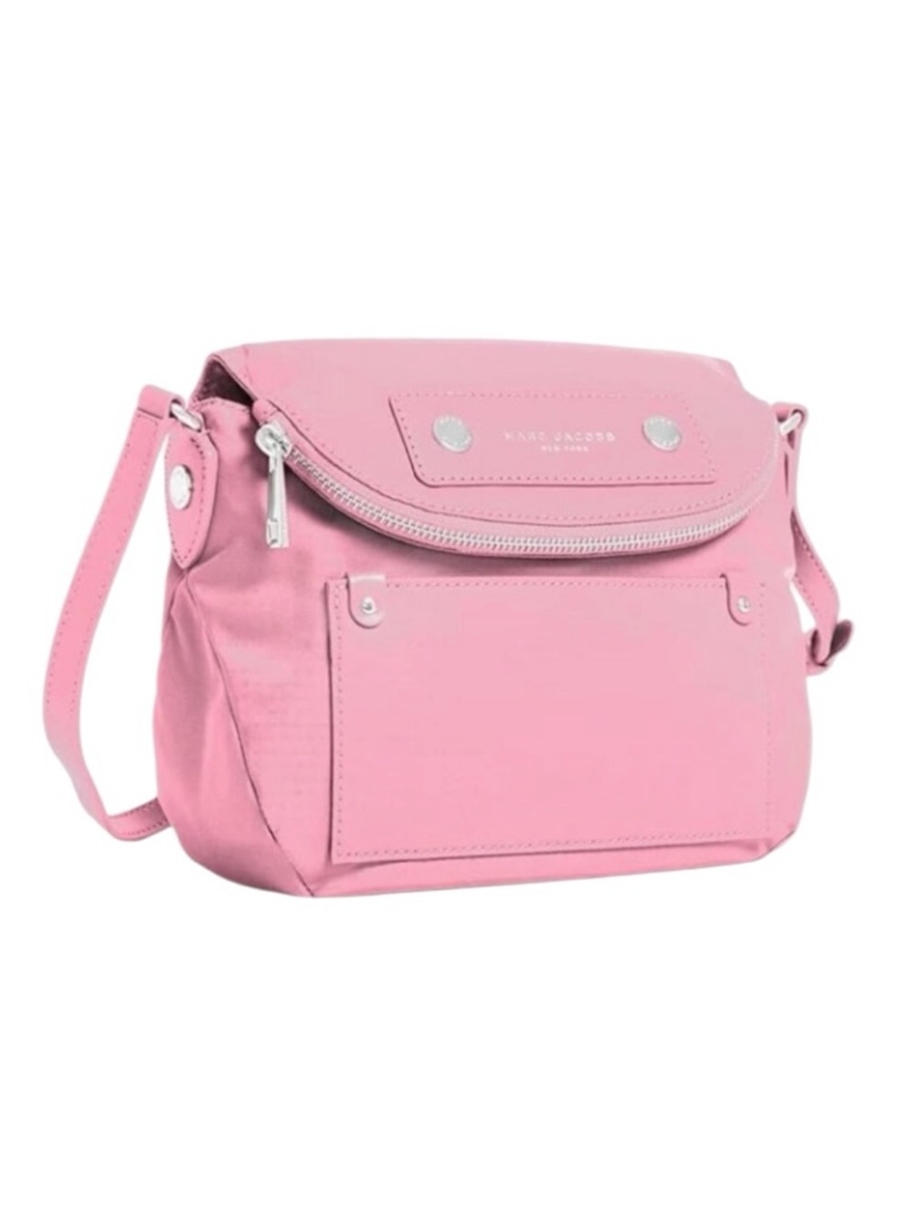 Marc Jacobs Preppy Nylon Natasha Mini Bubble Gum Pink Crossbody Bag (NWT)